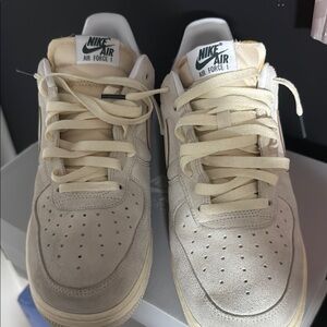 Nike Air Force 1 Beige Sneakers